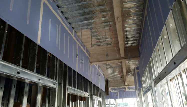 Plasterboard in Commercial Construction